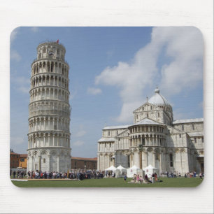 Italy, Pisa. Leaning Tower of Pisa and Mouse Pad