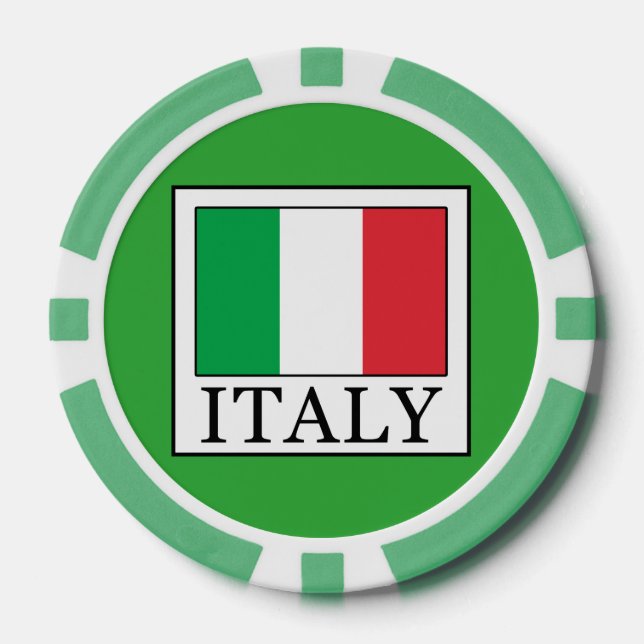 Italy Poker Chips (Front)