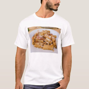 Italy, Positano. Display plate of rigatoni. T-Shirt