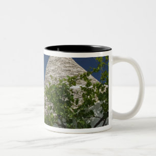 Italy, Puglia, Alberobello, Terra dei Trulli, 2 Two-Tone Coffee Mug