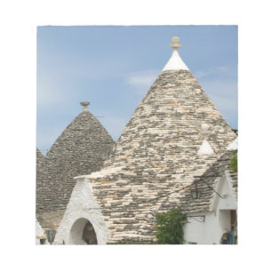 Italy, Puglia, Alberobello, Terra dei Trulli, Notepad