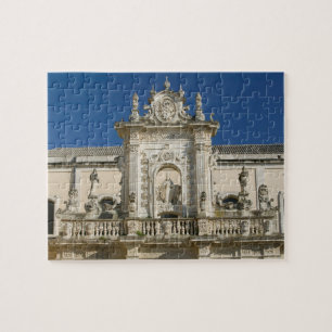 Italy, Puglia, Lecce, Piazza del Duomo, Palazzo Jigsaw Puzzle
