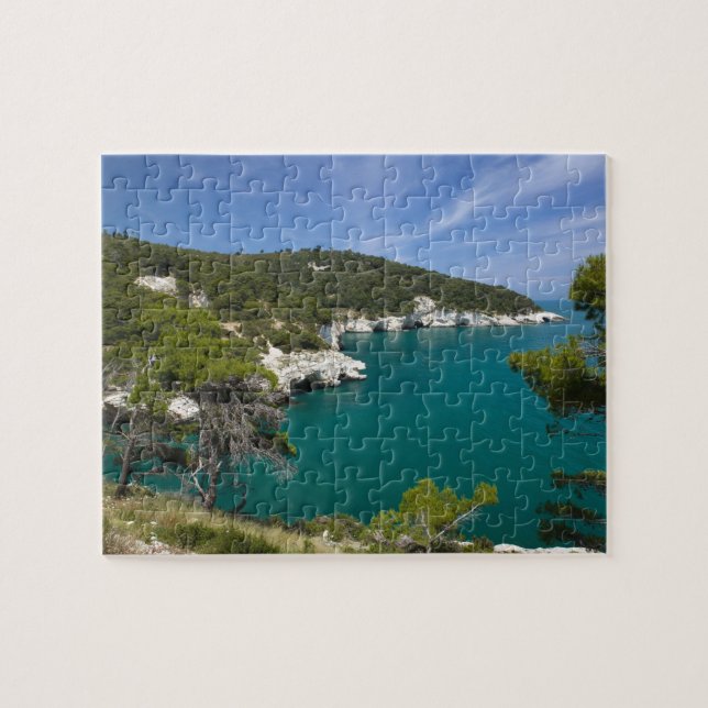 Italy, Puglia, Promontorio del Gargano, Testa Jigsaw Puzzle (Horizontal)