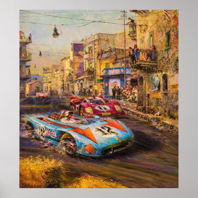Italy Racing poster Art (Front)
