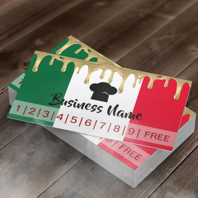 Italy Restaurant Pizza Loyalty Punch (Creator Uploaded)