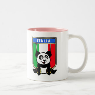 Italy Rings Panda Two-Tone Coffee Mug