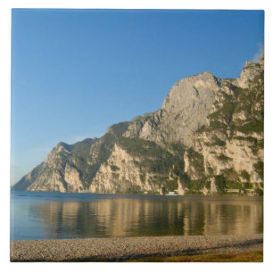 Italy, Riva del Garda, Lake Garda, Mount Ceramic Tile