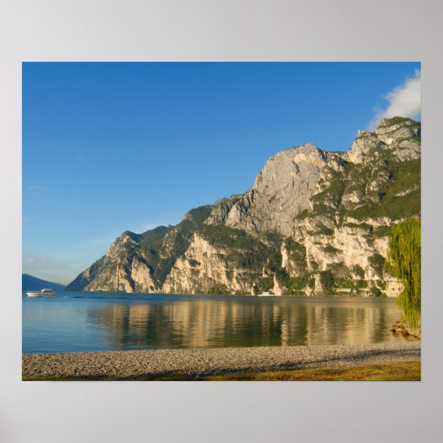 Italy, Riva del Garda, Lake Garda, Mount Poster (Front)