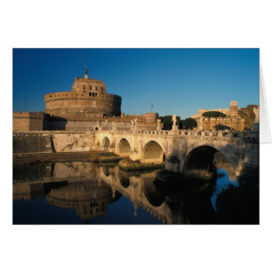 Italy, Rome, Castel Sant'Angelo and river
