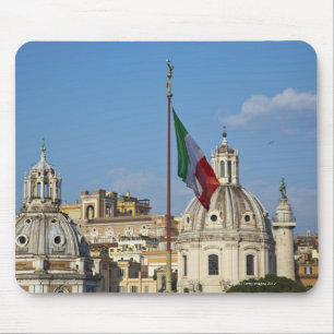 Italy, Rome. Italian flag Mouse Pad