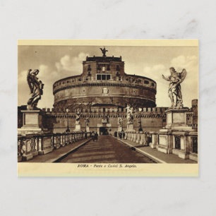 Italy, Rome, Roma, Castel Santa ANgelo Postcard