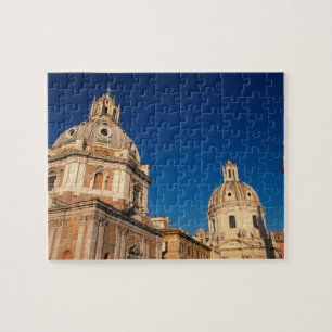Italy, Rome, Santa Maria di Loreto church and Jigsaw Puzzle