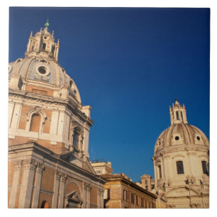 Italy, Rome, Santa Maria di Loreto church and Tile