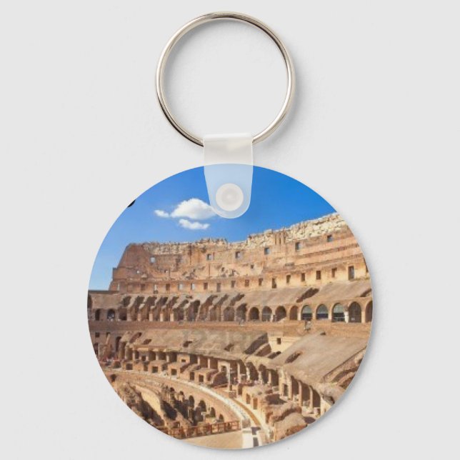Italy-rome-the-ancient-collosseo [KAN.K].JPG Key Ring (Front)