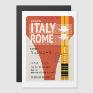Italy Rome vacation ticket