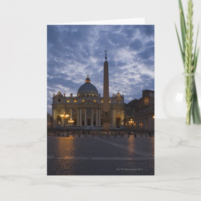 Italy, Rome, Vatican City, St. Peter's Basilica Card (Front)
