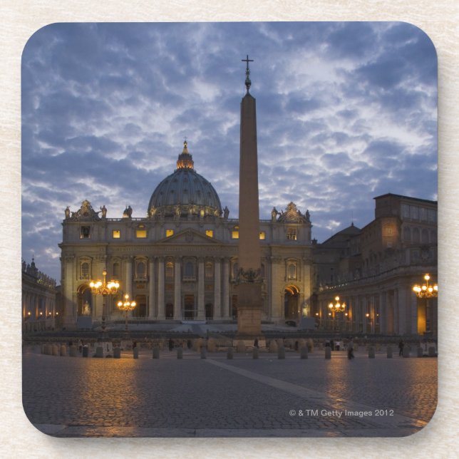Italy, Rome, Vatican City, St. Peter's Basilica Coaster (Front)