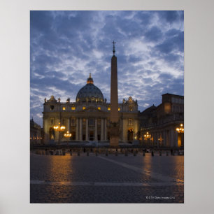 Italy, Rome, Vatican City, St. Peter's Basilica Poster