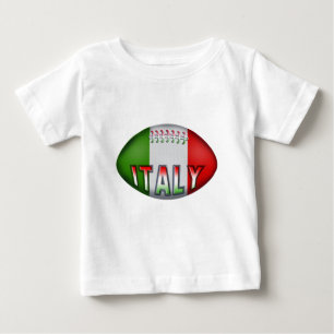 Italy Rugby Ball Baby T-Shirt