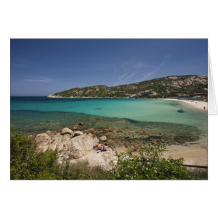 Italy, Sardinia, Baja Sardinia. Resort beach.