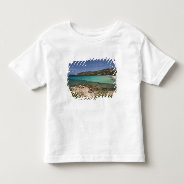 Italy, Sardinia, Baja Sardinia. Resort beach. Toddler T-Shirt (Front)