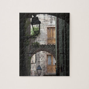 Italy, Sardinia, Bosa. Street detail. Jigsaw Puzzle