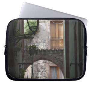 Italy, Sardinia, Bosa. Street detail. Laptop Sleeve