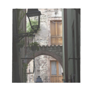 Italy, Sardinia, Bosa. Street detail. Notepad