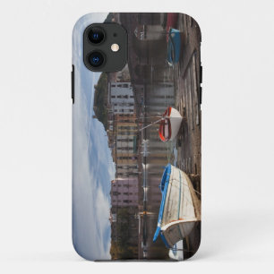 Italy, Sardinia, Bosa. Temo River and Ponte iPhone 11 Case