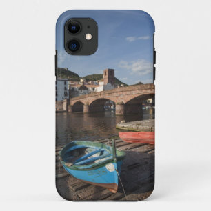 Italy, Sardinia, Bosa. Town view along Temo iPhone 11 Case
