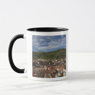 Italy, Sardinia, Bosa. Town view from Castello 2 Mug