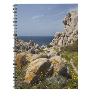 Italy, Sardinia, Santa Teresa Gallura. Capo 2 Notebook