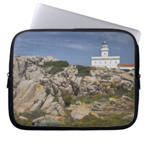 Italy, Sardinia, Santa Teresa Gallura. Capo Laptop Sleeve