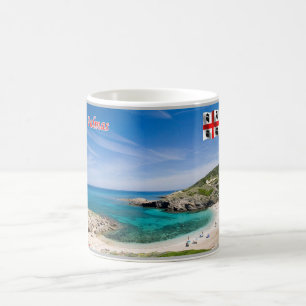 Italy - Sardinia - Sassari - Palmas - Beach - Coffee Mug