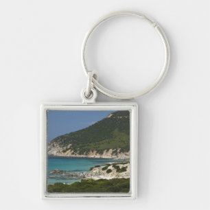 Italy, Sardinia, Solanas. Beach. Key Ring