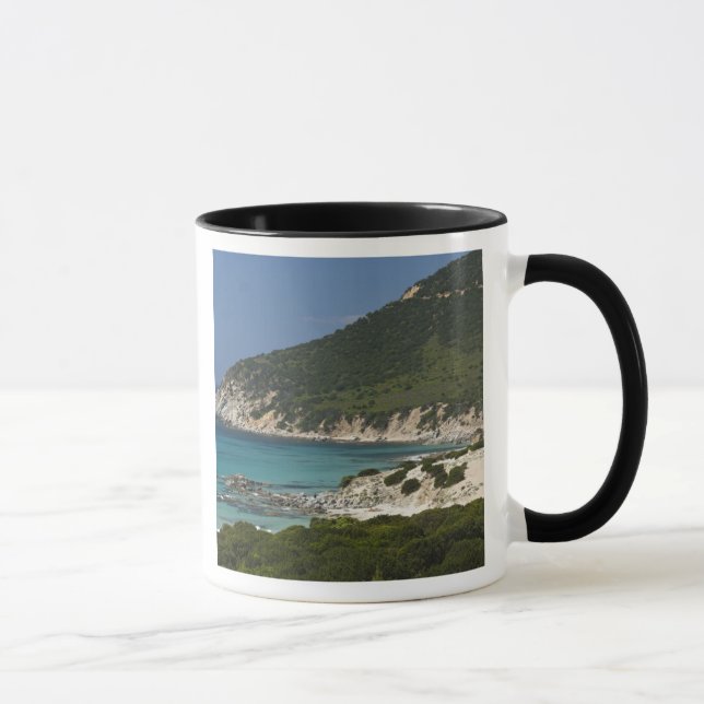 Italy, Sardinia, Solanas. Beach. Mug (Right)