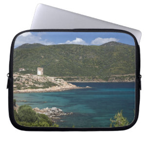 Italy, Sardinia, Teulada. Spanish tower. Laptop Sleeve