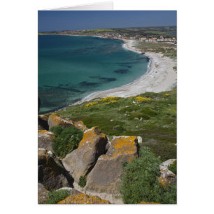 Italy, Sardinia, Tharros. View from the Spanish