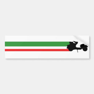Italy Scooter streaks Bumper Sticker