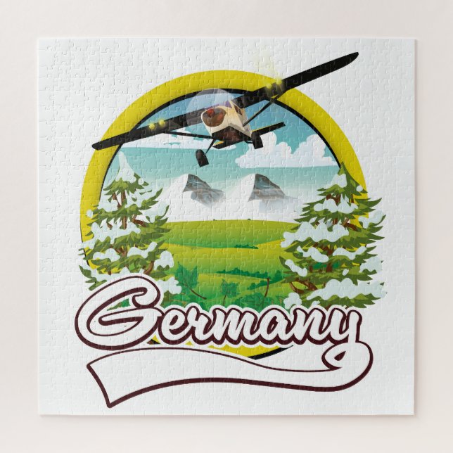 Italy Scooter Travel logo Jigsaw Puzzle (Vertical)