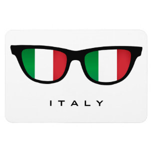 Italy Shades custom text & colour magnet