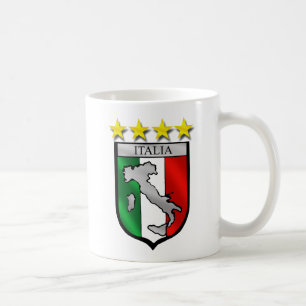 italy shield Italy flag italia map Coffee Mug