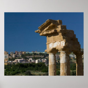 Italy, Sicily, Agrigento, La Valle dei Templi, 2 Poster
