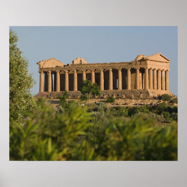 Italy, Sicily, Agrigento, La Valle dei Templi, 4 Poster (Front)