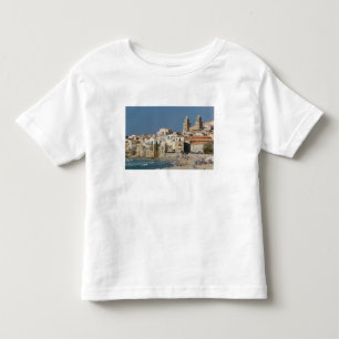 Italy, Sicily, Cefalu, Town View with Duomo from Toddler T-Shirt