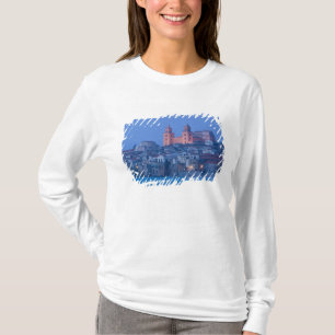 Italy, Sicily, Cefalu, View with Duomo from T-Shirt