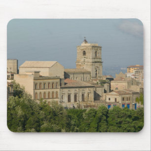 Italy, Sicily, Enna, Town View from Rocca di 2 Mouse Pad