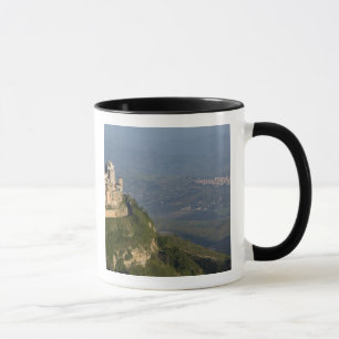 Italy, Sicily, Enna, Town View from Rocca di Mug