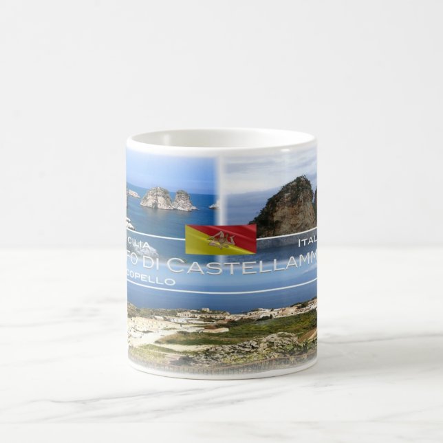 Italy - Sicily - Gulf of Castellammare - Coffee Mug (Center)
