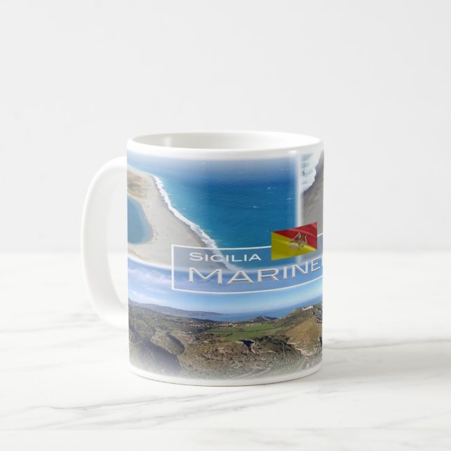 Italy - Sicily - Marinello Nature Reserve - Coffee Mug (Front Left)